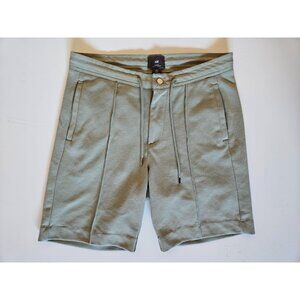 H&M Mens Shorts Size S Green Drawstring 3 Pocket Casual Lounge Pre-Owned
